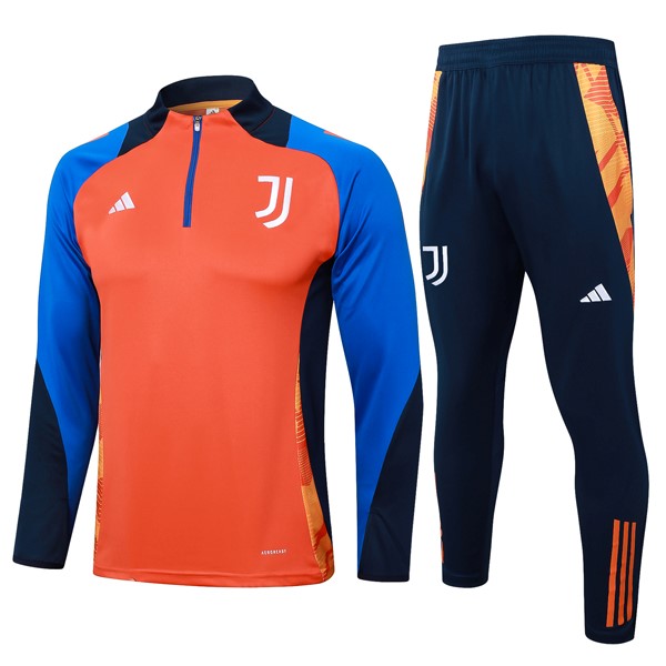 Sudadera De Training Juventus 2024-2025 Naranja Azul 3